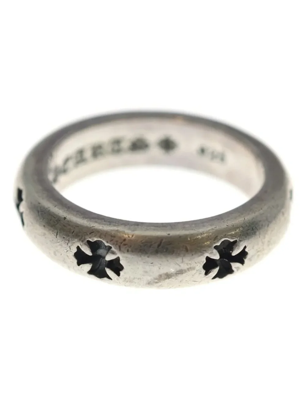 Chrome Hearts Negative CH Plus Ring Silver